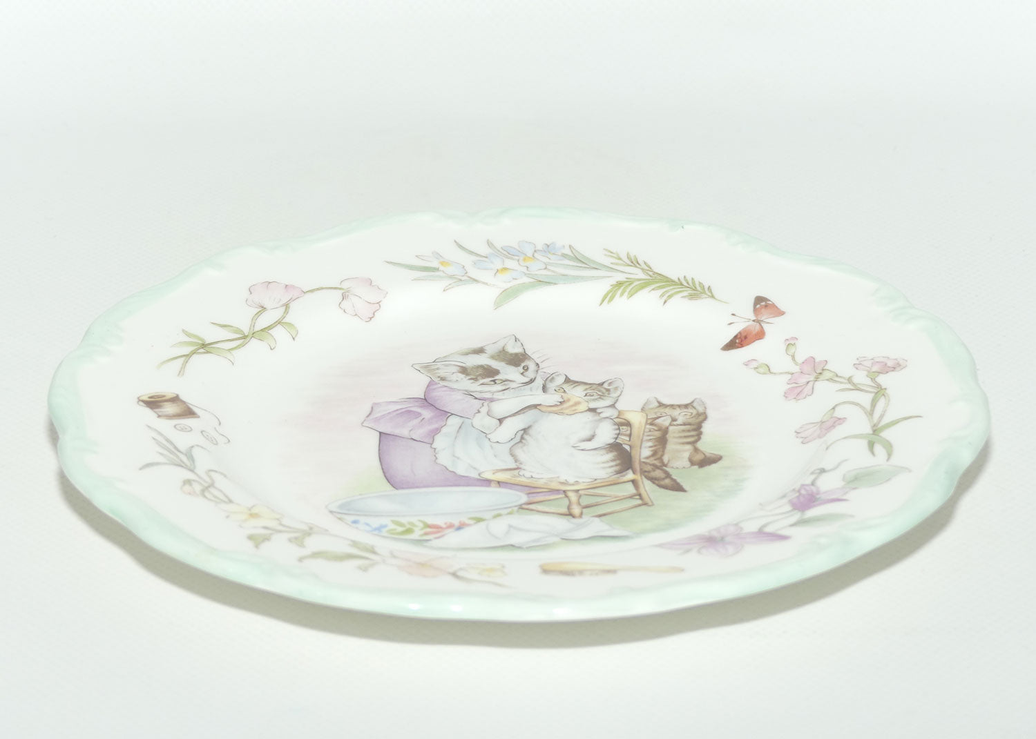 Royal Albert Beatrix Potter | The World of Beatrix Potter Teatime Collection | Tom Kitten |  20.5cm figured edge plate | boxed