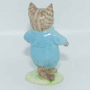 Beswick Beatrix Potter Tom Kitten | Pale Green Eyes | BP2a Gold Oval