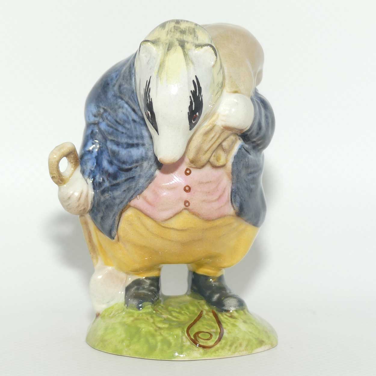 Beswick Beatrix Potter Tommy Brock | Spade Handle Out | BP2a | #1