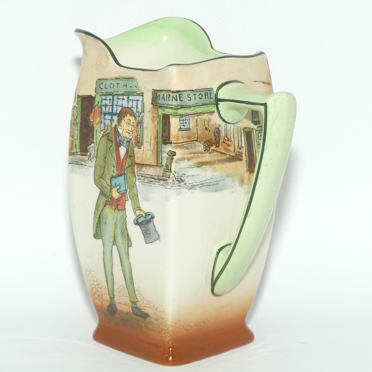 Royal Doulton Dickens Tom Pinch Friar shape jug D2976
