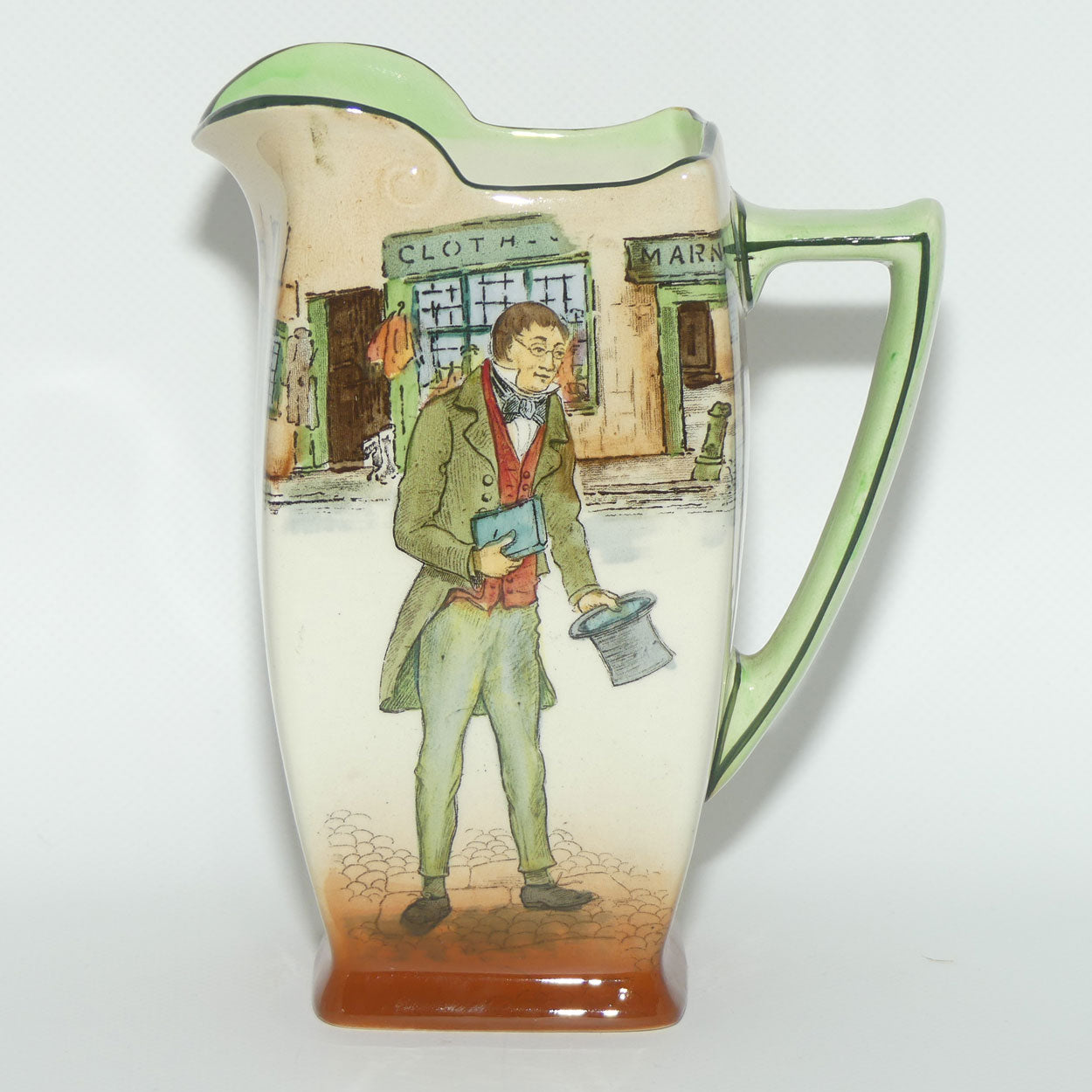 Royal Doulton Dickens Tom Pinch Friar shape jug D2976