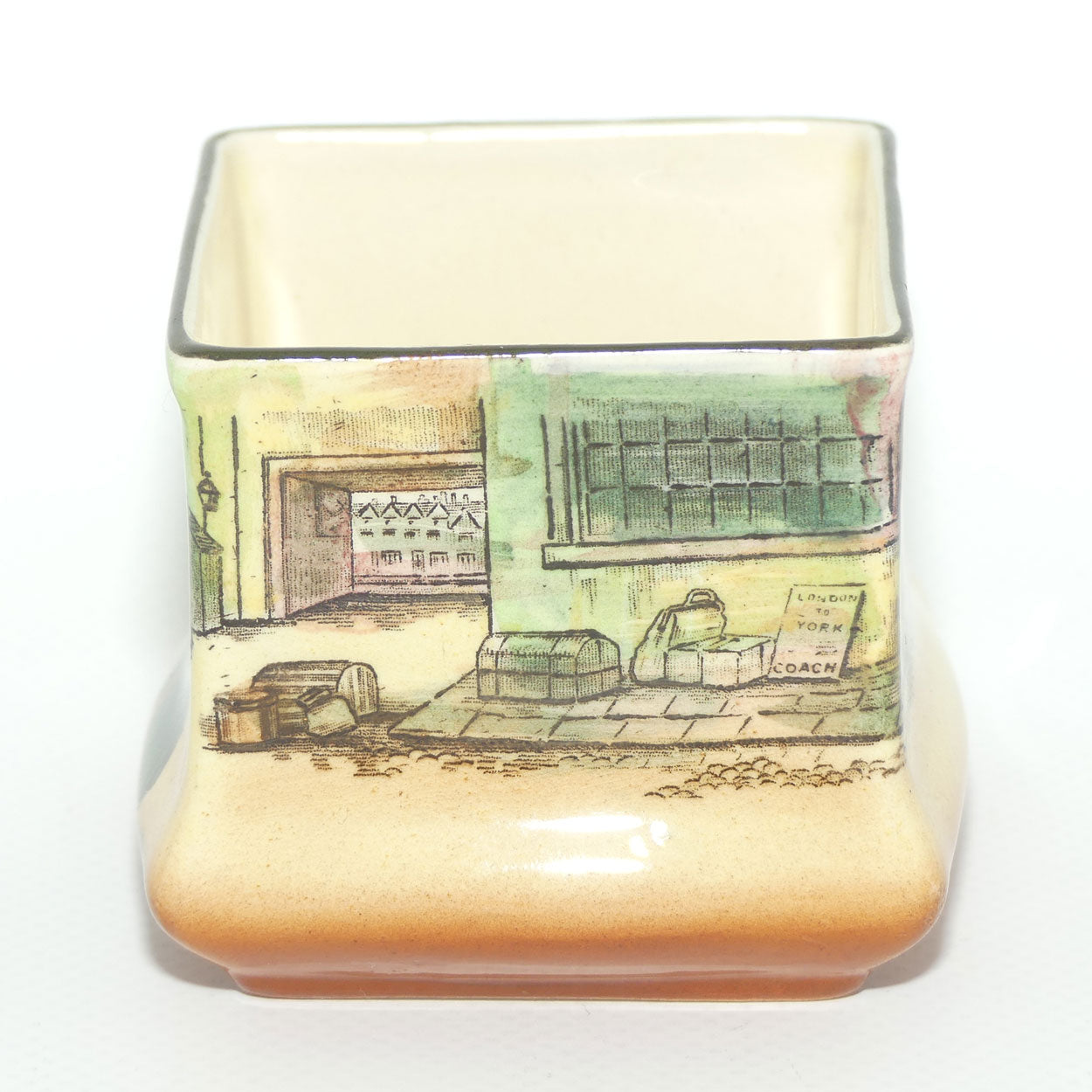 Royal Doulton Dickens Tony Weller small square vase D5175 | Shape 7013