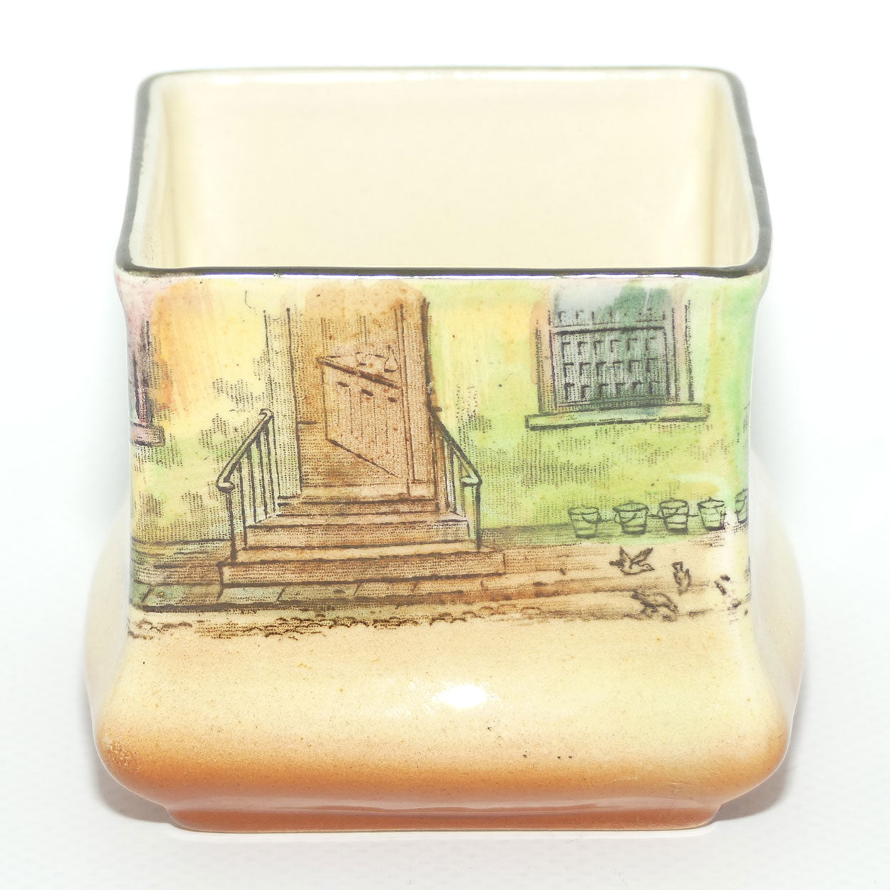 Royal Doulton Dickens Tony Weller small square vase D5175 | Shape 7013