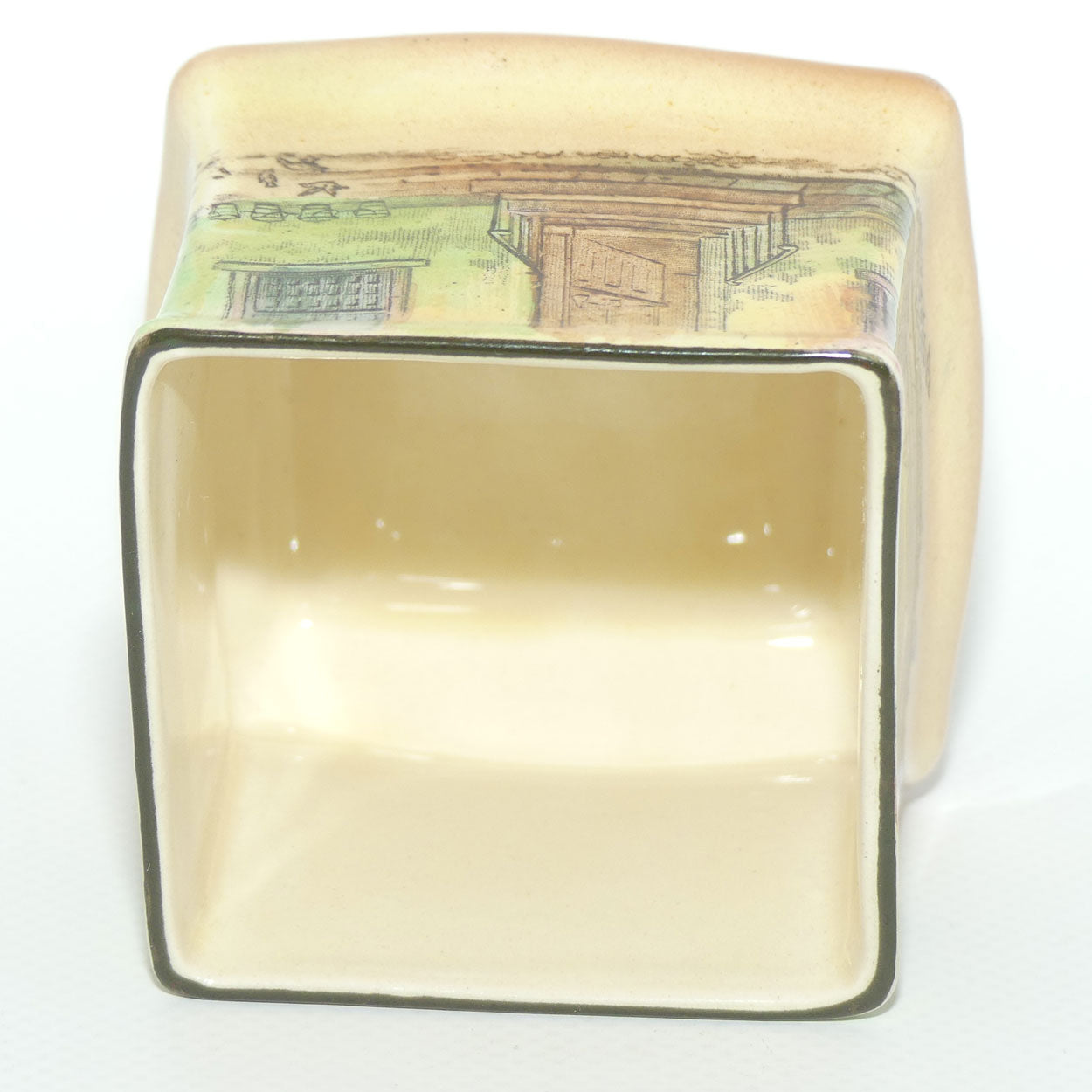 Royal Doulton Dickens Tony Weller small square vase D5175 | Shape 7013