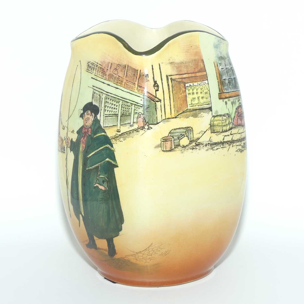 Royal Doulton Dickens Tony Weller unusual shape vase D5175 | Shape 7992