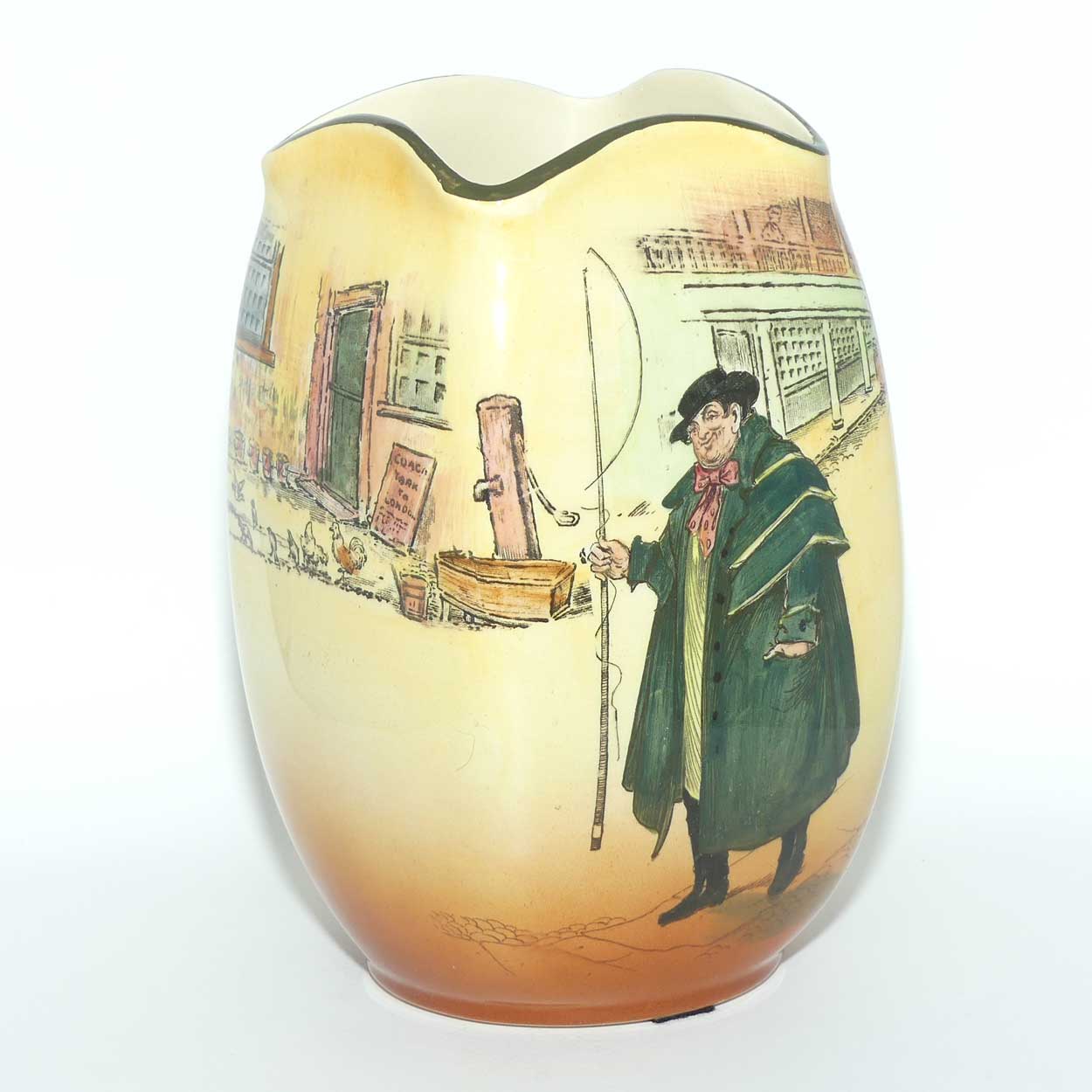 Royal Doulton Dickens Tony Weller unusual shape vase D5175 | Shape 7992