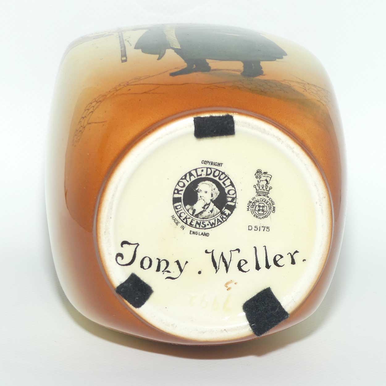 Royal Doulton Dickens Tony Weller unusual shape vase D5175 | Shape 7992