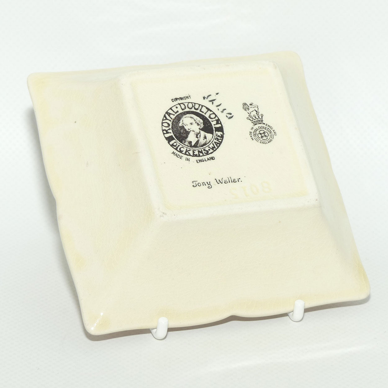 Royal Doulton Dickens Tony Weller square dish D5175