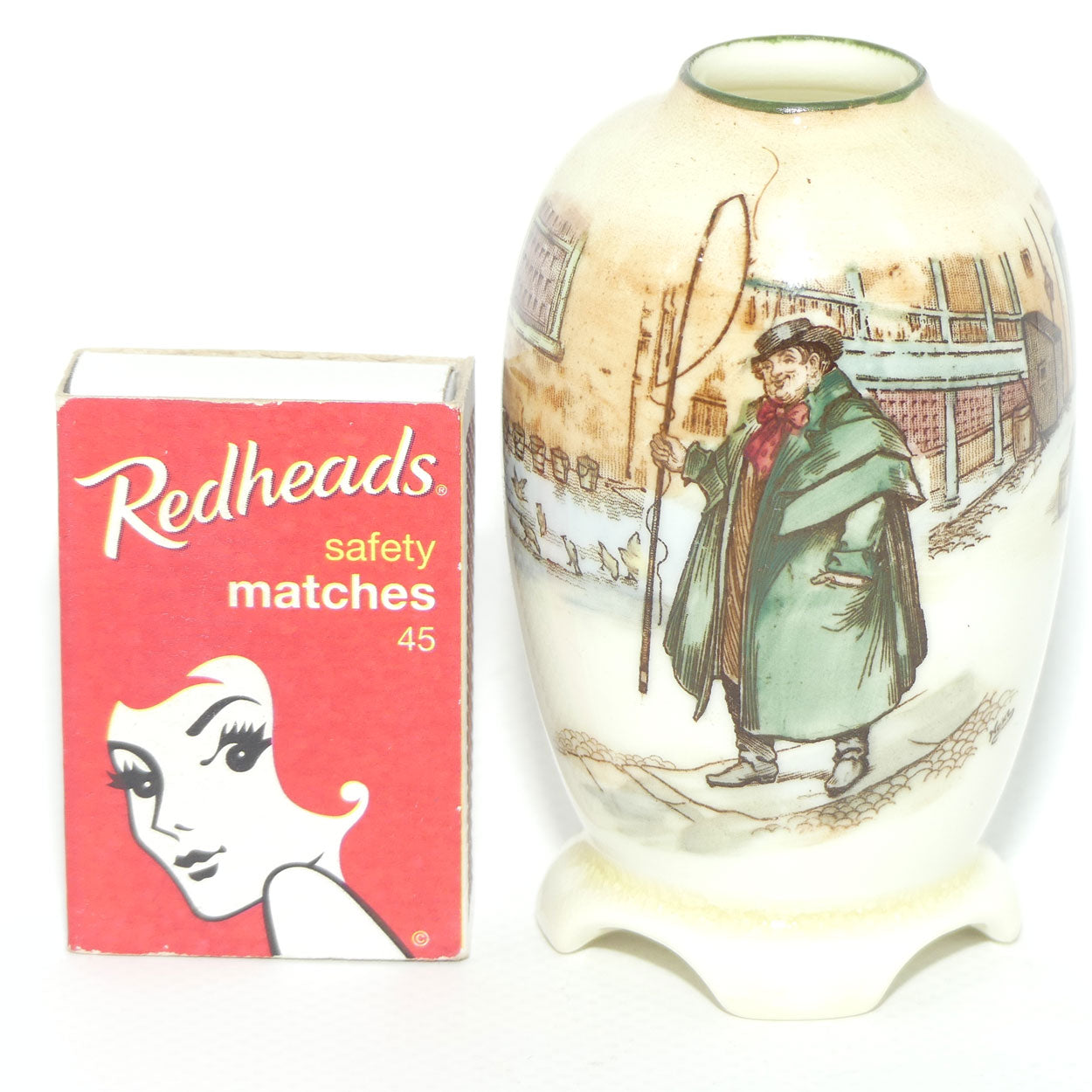 Royal Doulton Dickens Tony Weller miniature vase