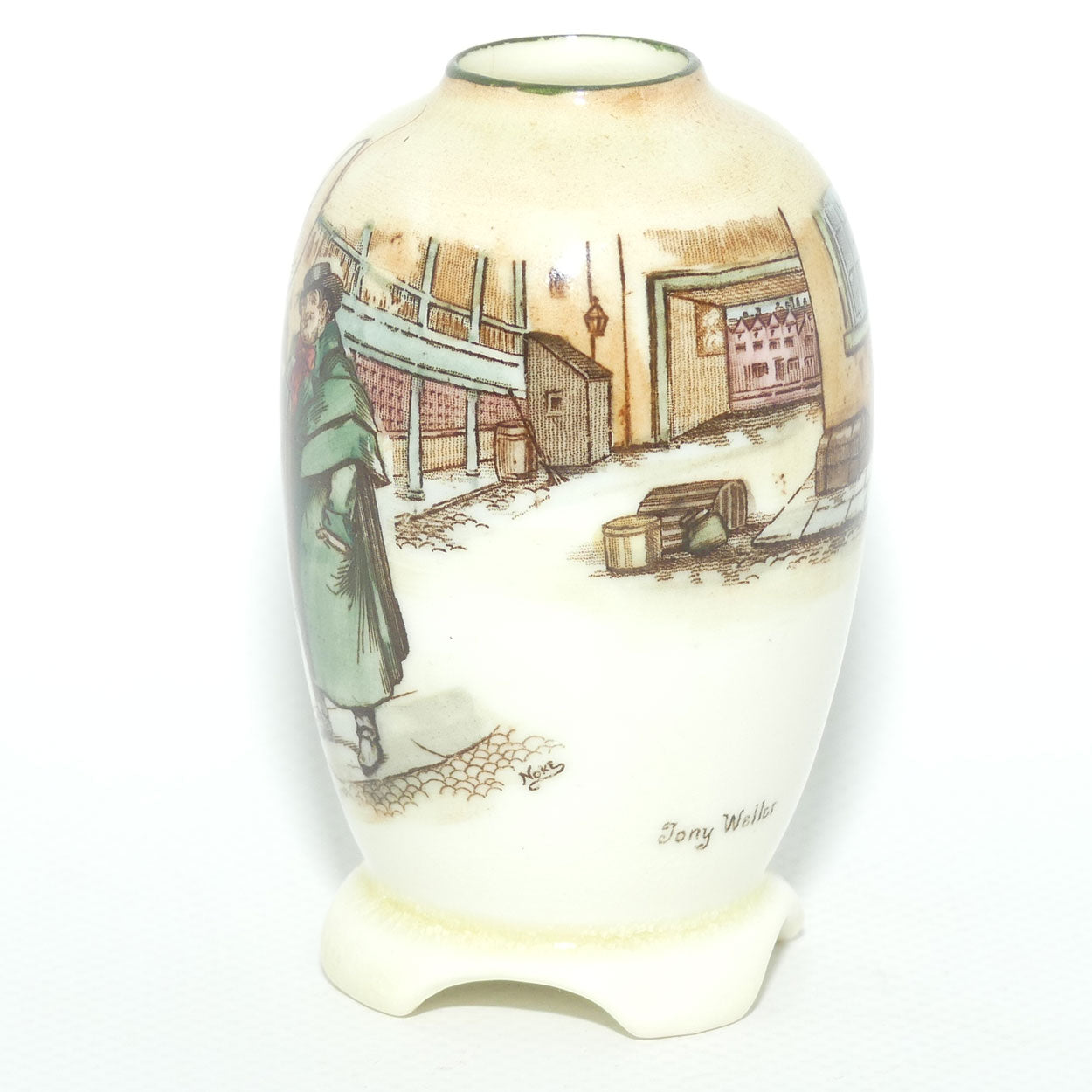 Royal Doulton Dickens Tony Weller miniature vase
