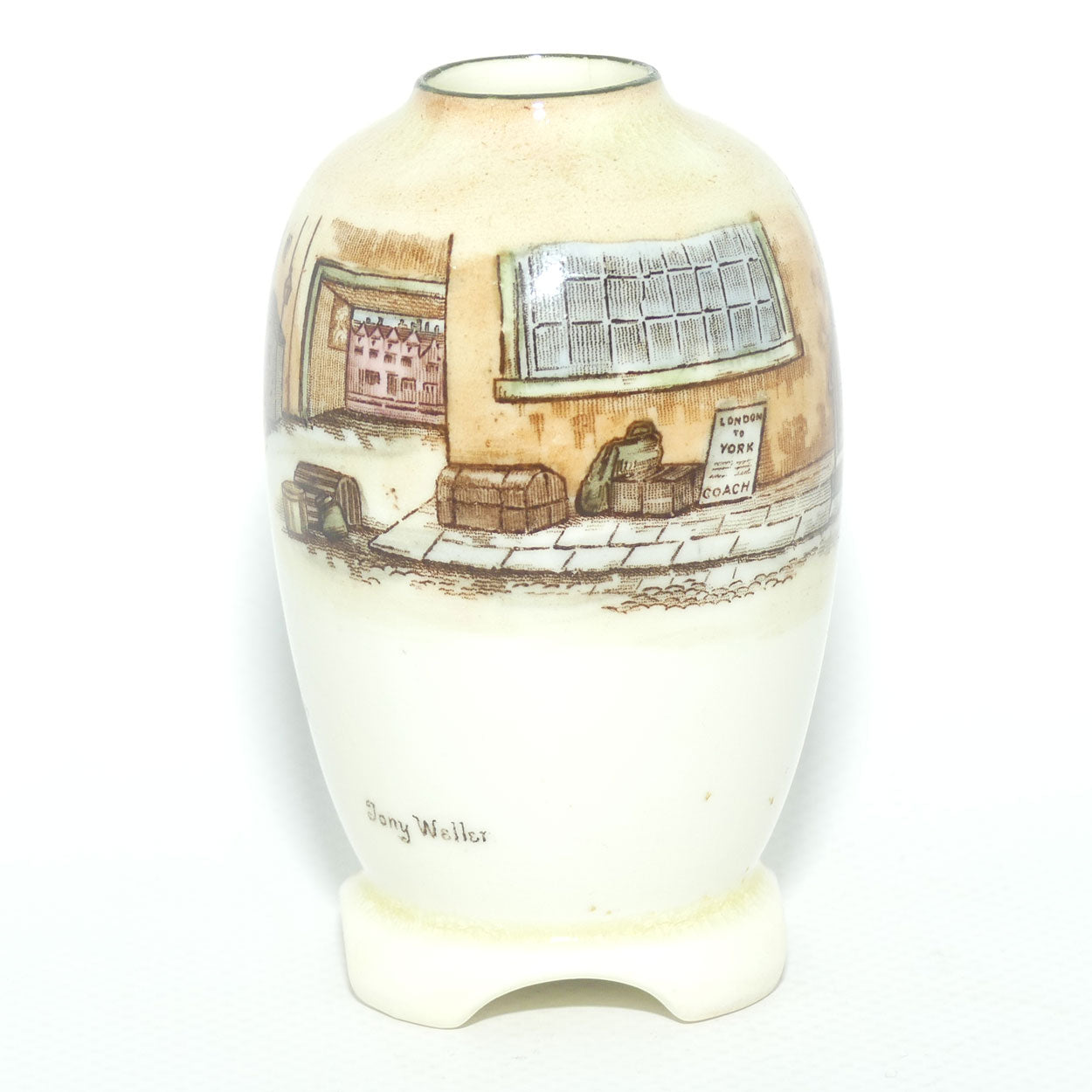 Royal Doulton Dickens Tony Weller miniature vase