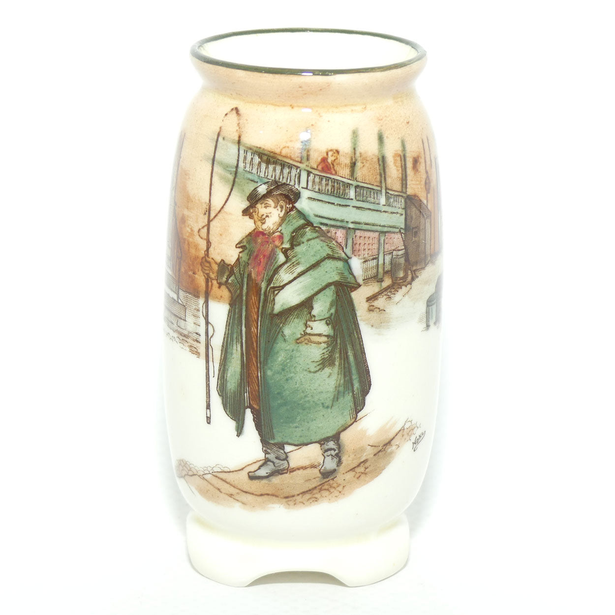 Royal Doulton Dickens Tony Weller taller miniature vase | Shape 1198