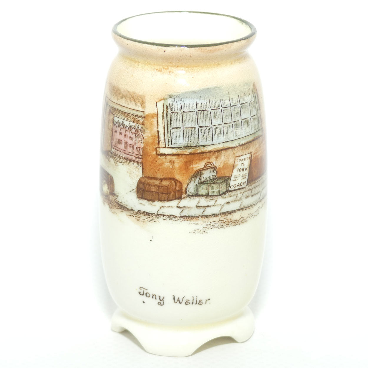 Royal Doulton Dickens Tony Weller taller miniature vase | Shape 1198