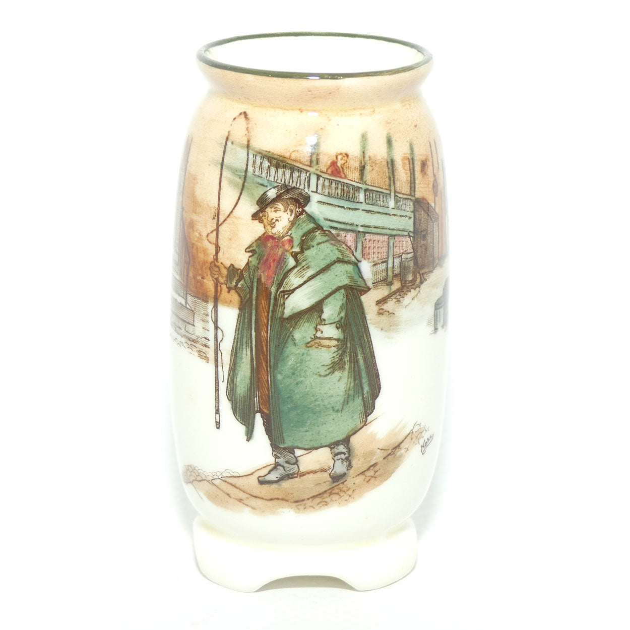 Royal Doulton Dickens Tony Weller taller miniature vase | Shape 1198