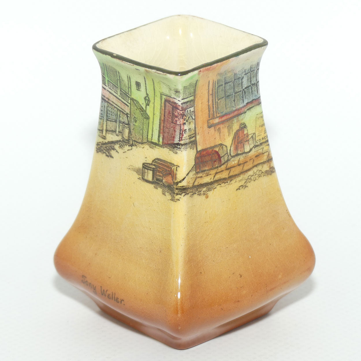 Royal Doulton Dickens Tony Weller small narrow vase