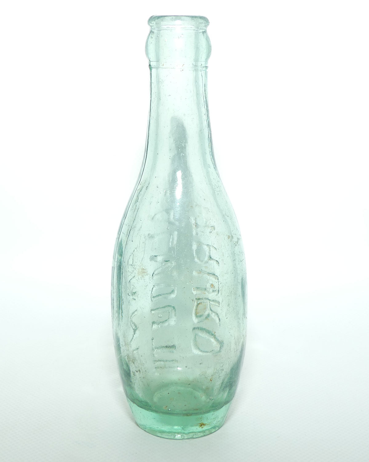 Antique Flat bottom Torpedo bottle | Skittle bottle | CARNE FALMOUTH TRURO