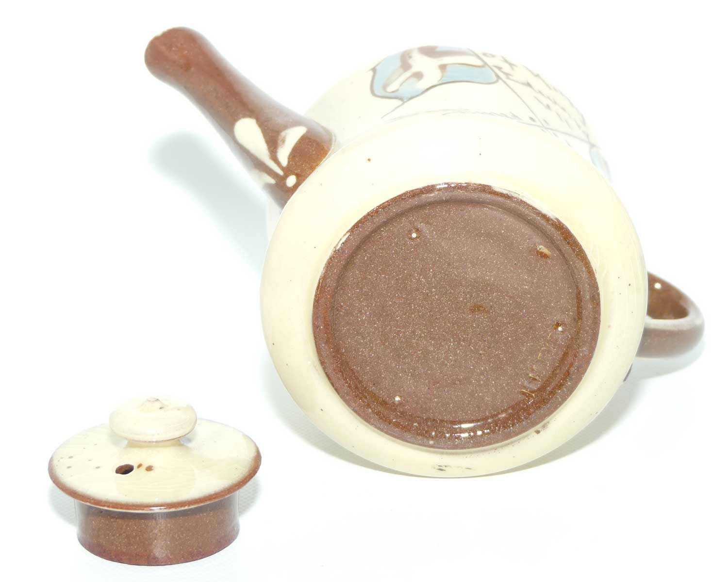 Torquay Ware Royalty Commemorative tea pot | King Edward VII Crowned June 26th 1902