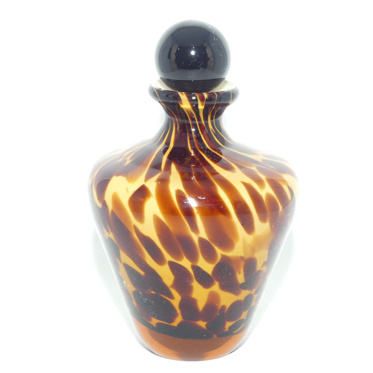 Art Glass Tortoiseshell perfume bottle