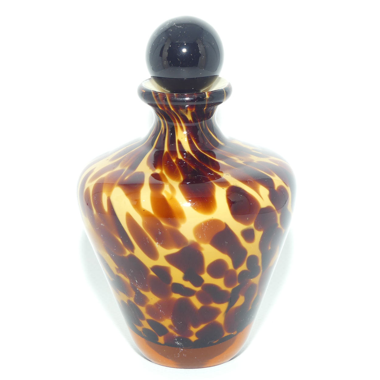 Art Glass Tortoiseshell perfume bottle