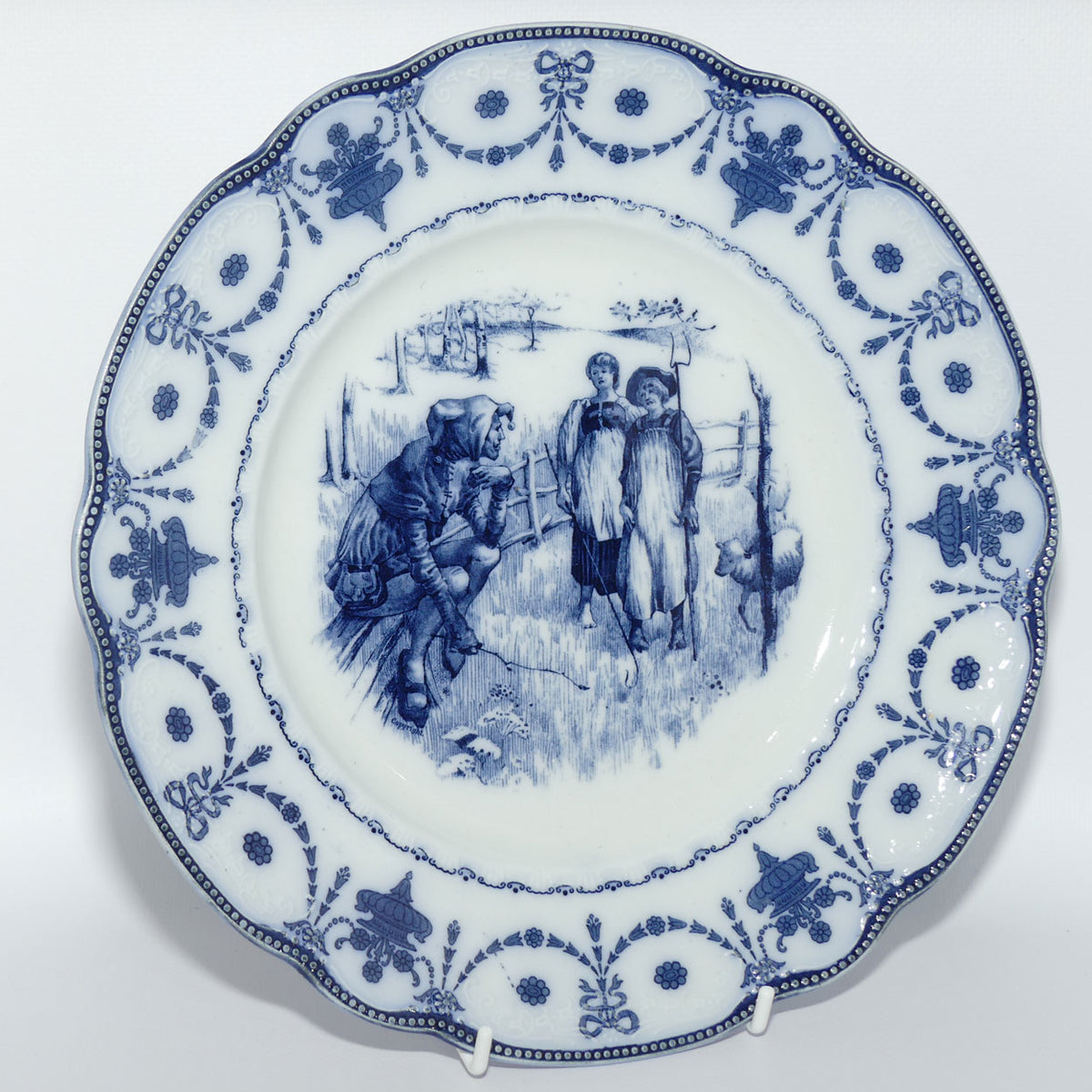Royal Doulton Shakespearean A | Flow Blue | As You like It | Touch