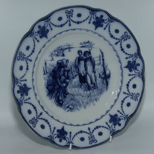 Royal Doulton Shakespearean A | Flow Blue | As You like It | Touch