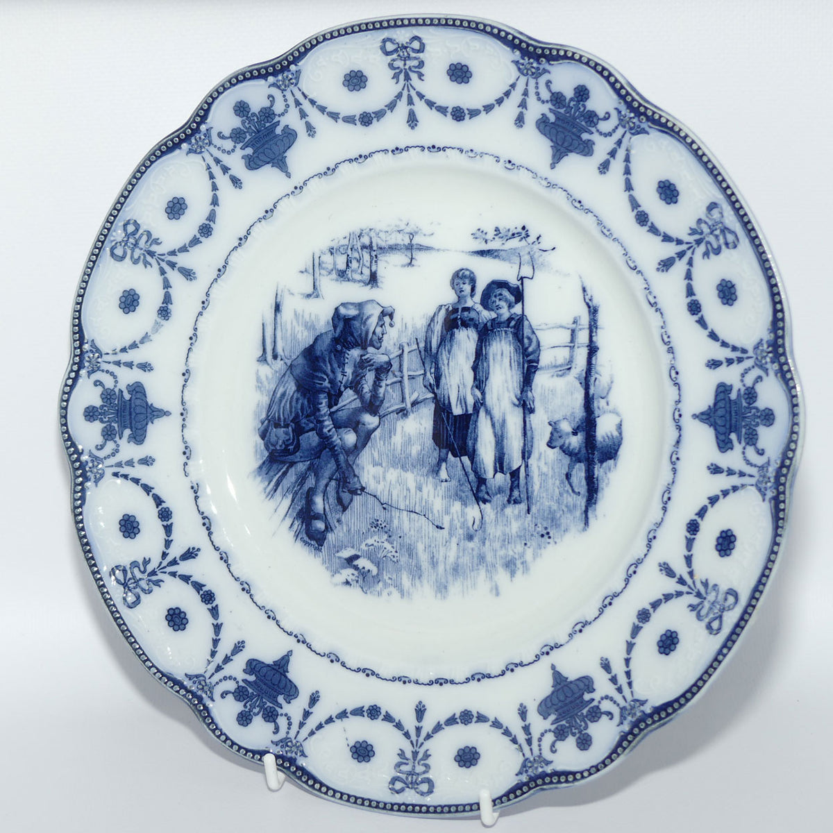 Royal Doulton Shakespearean A | Flow Blue | As You like It | Touch