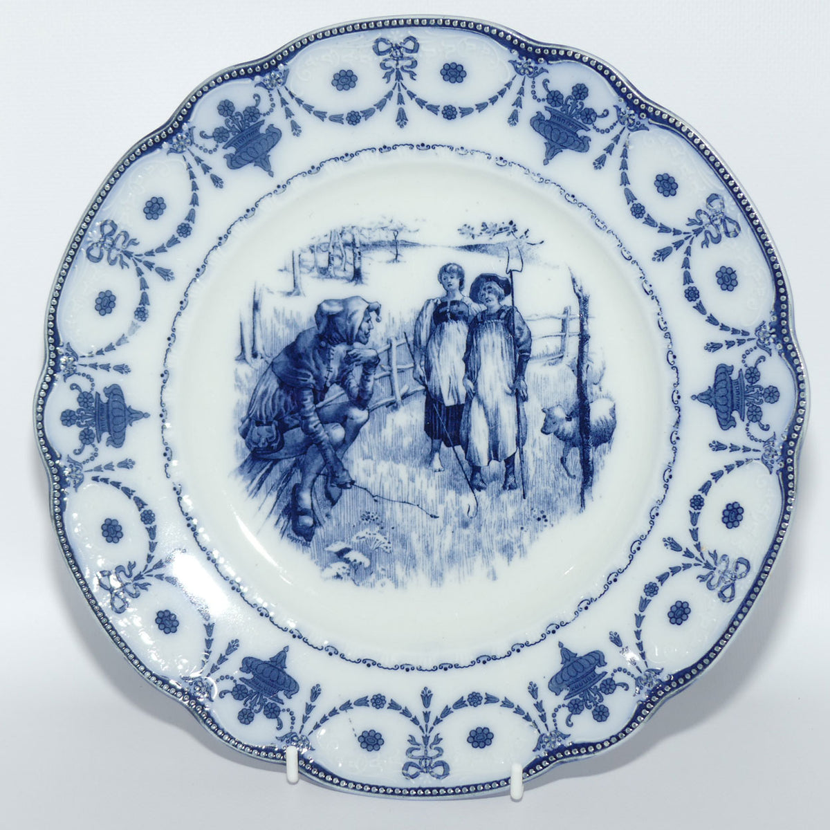 Royal Doulton Shakespearean A | Flow Blue | As You like It | Touch