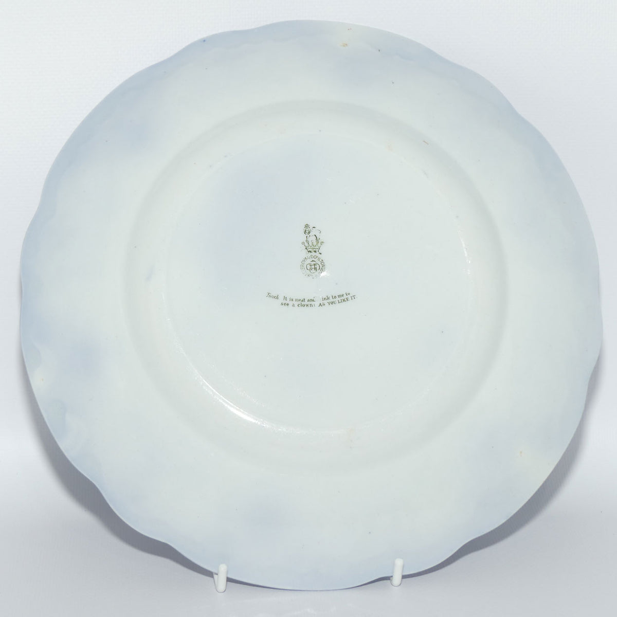 Royal Doulton Shakespearean A | Flow Blue | As You like It | Touch