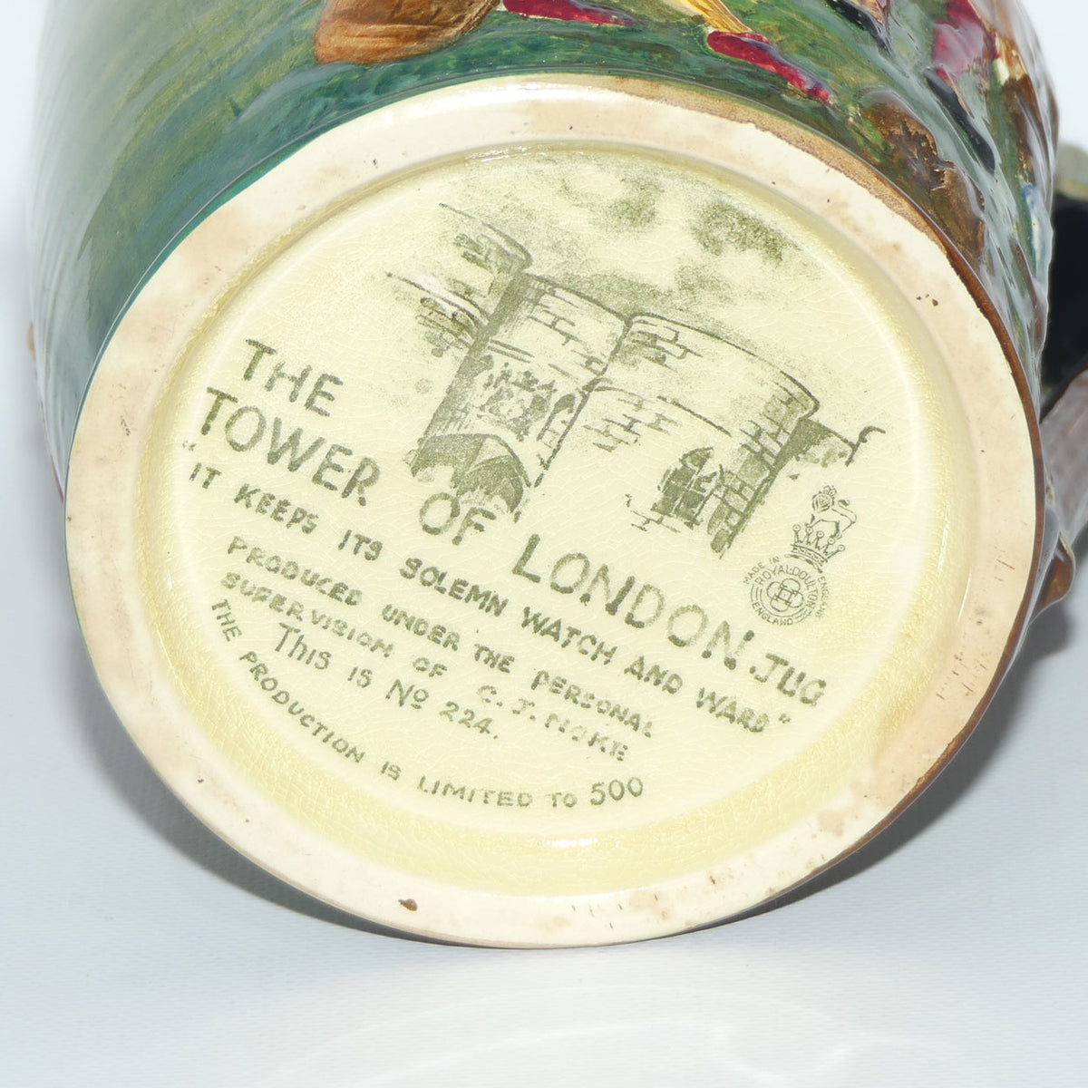 Royal Doulton The Tower of London Loving Jug | LE224/500 + Cert