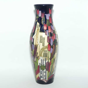 Moorcroft Town of Flowers at Christmas vase | Shape 120/9 | NE #104