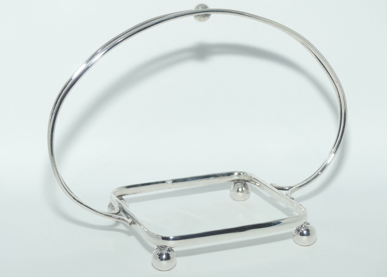 Superb European Tray in EP Silver Plated stand