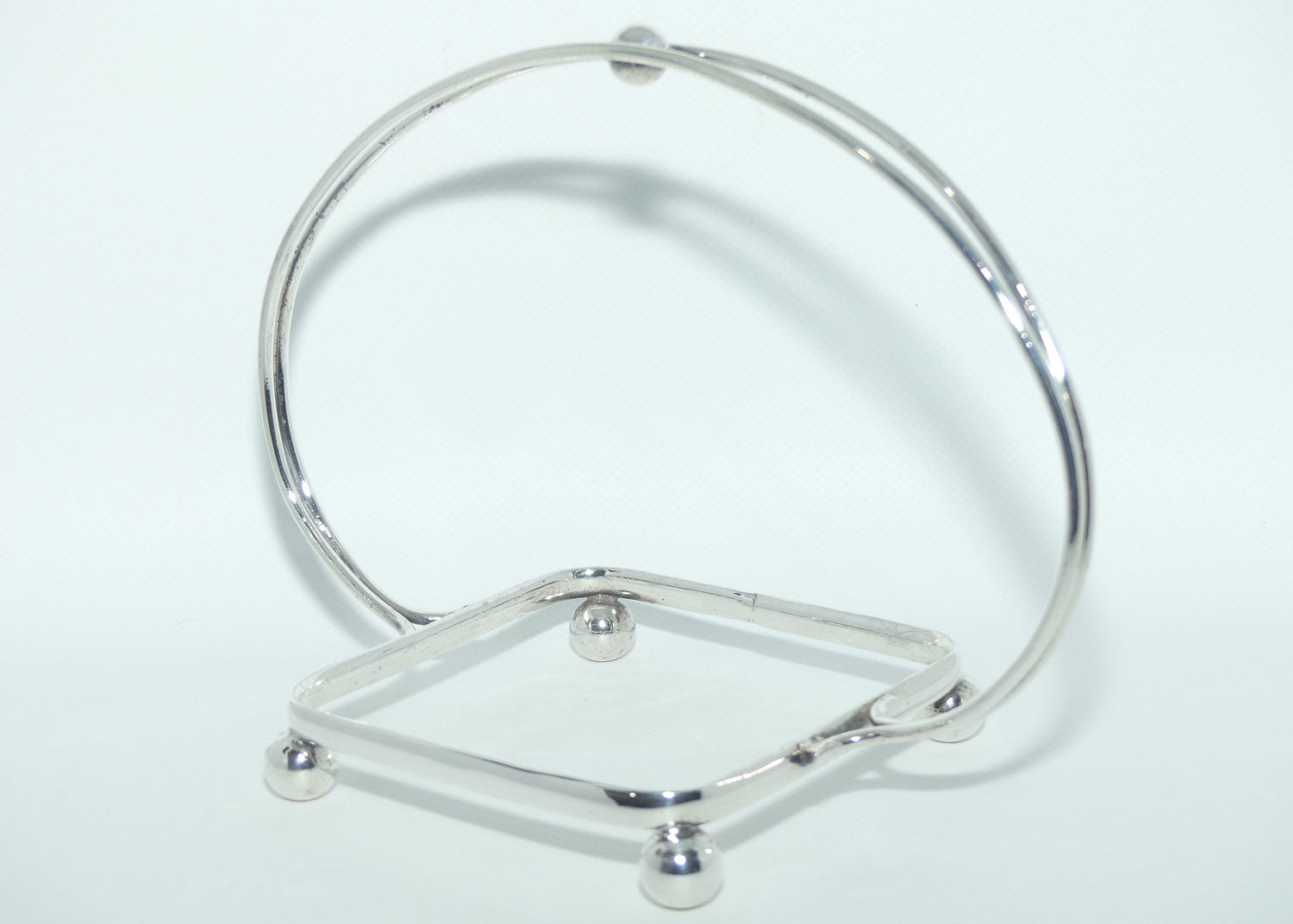 Superb European Tray in EP Silver Plated stand