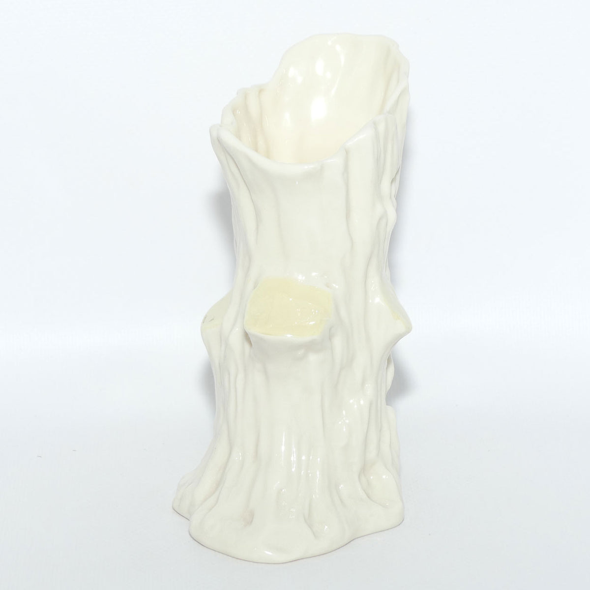 Belleek Tree Stump vase | 3rd Green mark