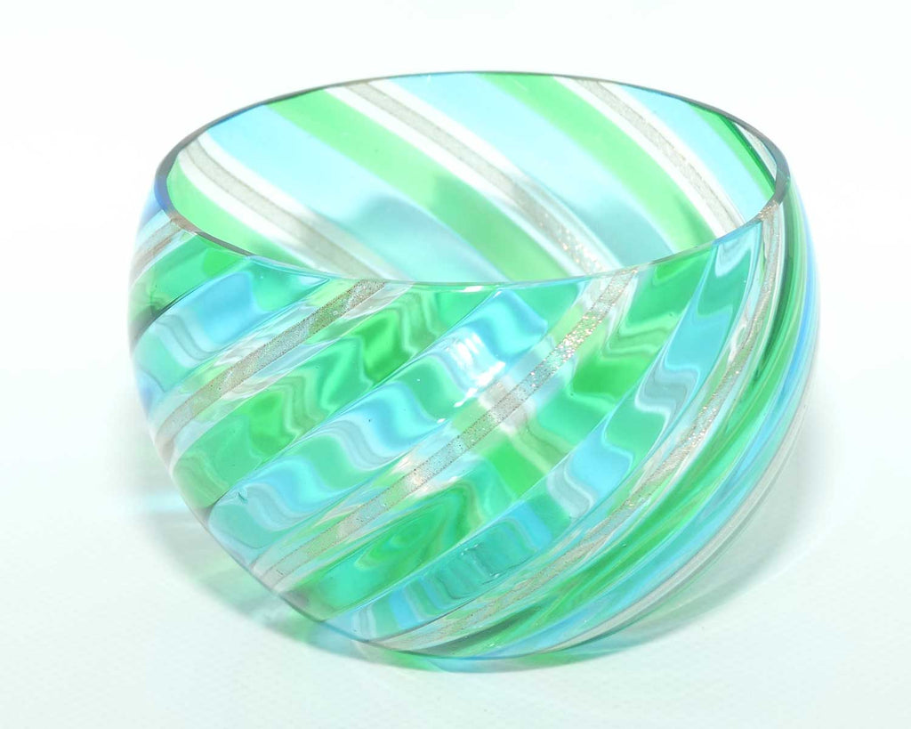 Murano Glass Tri Colour Aventurine fine bowl