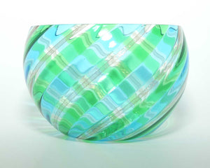 Murano Glass Tri Colour Aventurine fine bowl