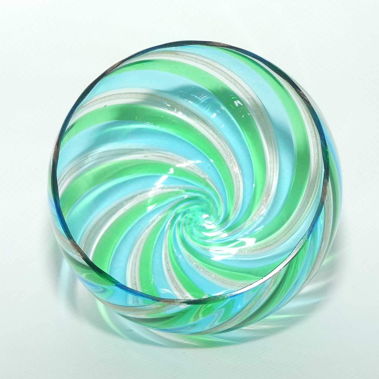 Murano Glass Tri Colour Aventurine fine bowl