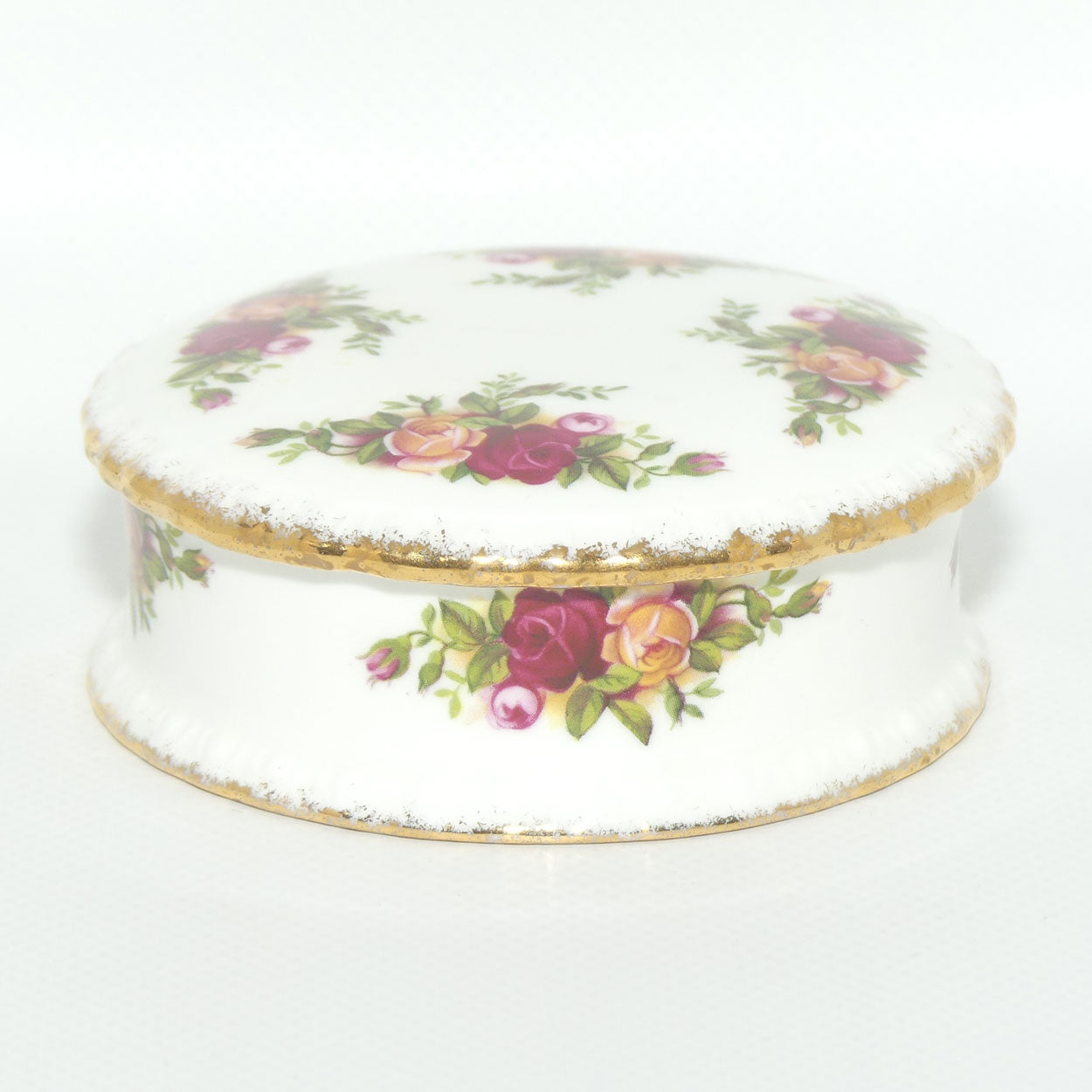 Royal Albert Old Country Roses England | Trinket box | early backstamp