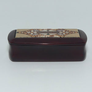 High Quality Pietra Dure lidded trinket box | stud box | Carlsbad