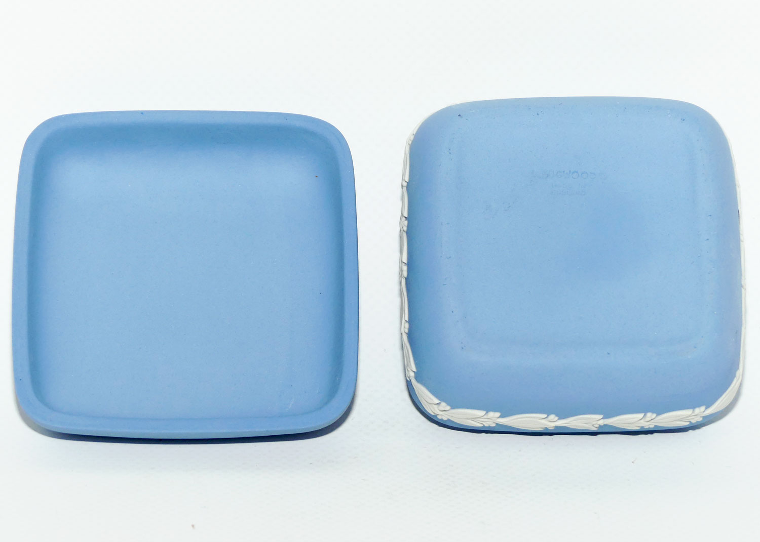 Wedgwood Jasper | White on Pale Blue | Royalty | 1981 Royal Wedding trinket box