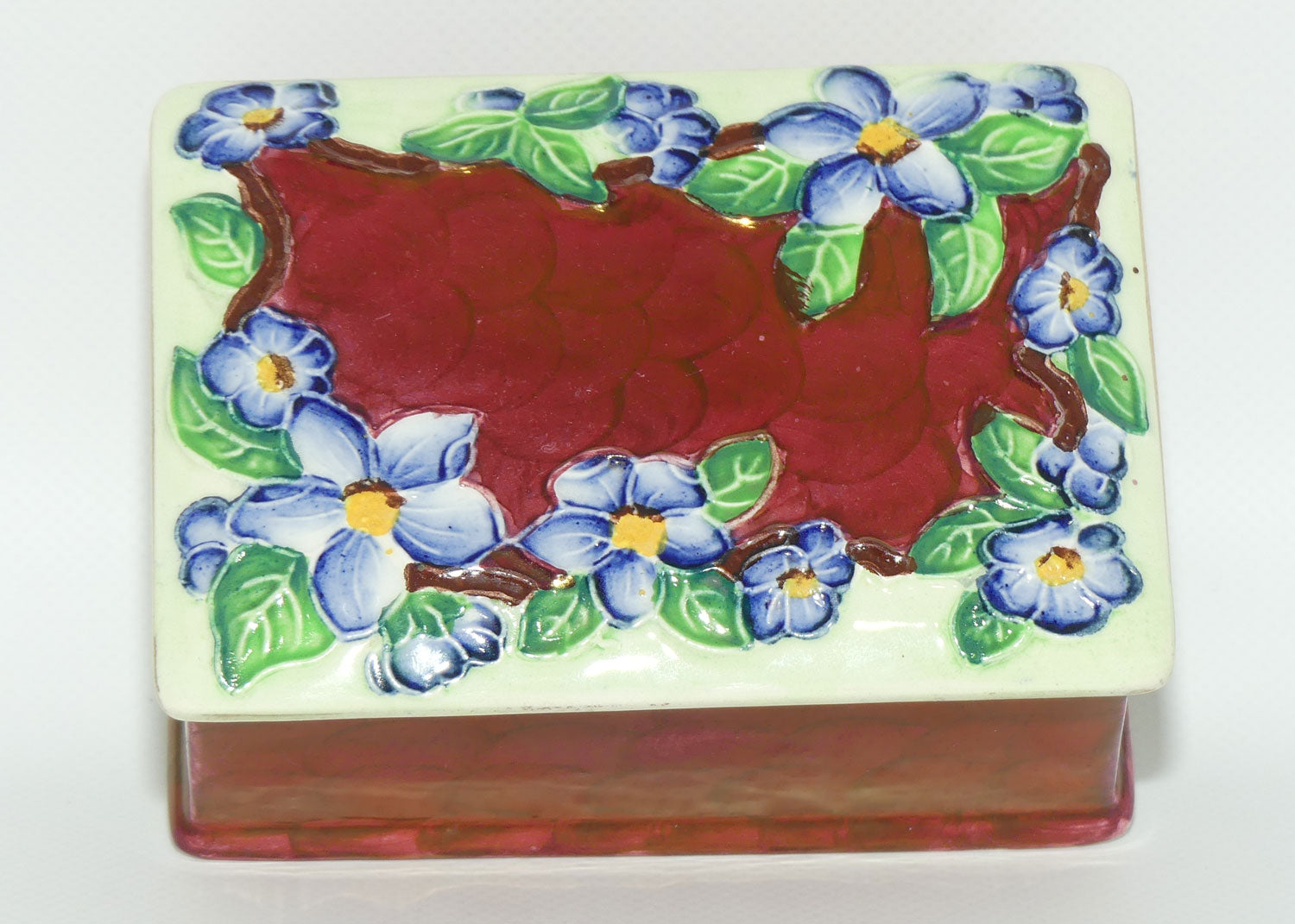 Maling trinket box | Embossed Blossom Bough 6567