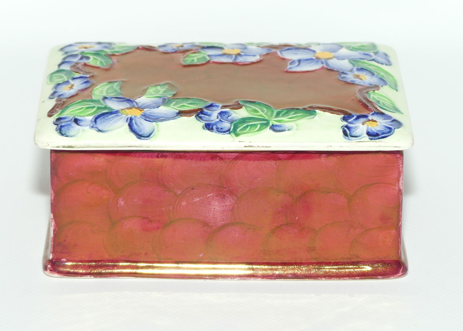 Maling trinket box | Embossed Blossom Bough 6567