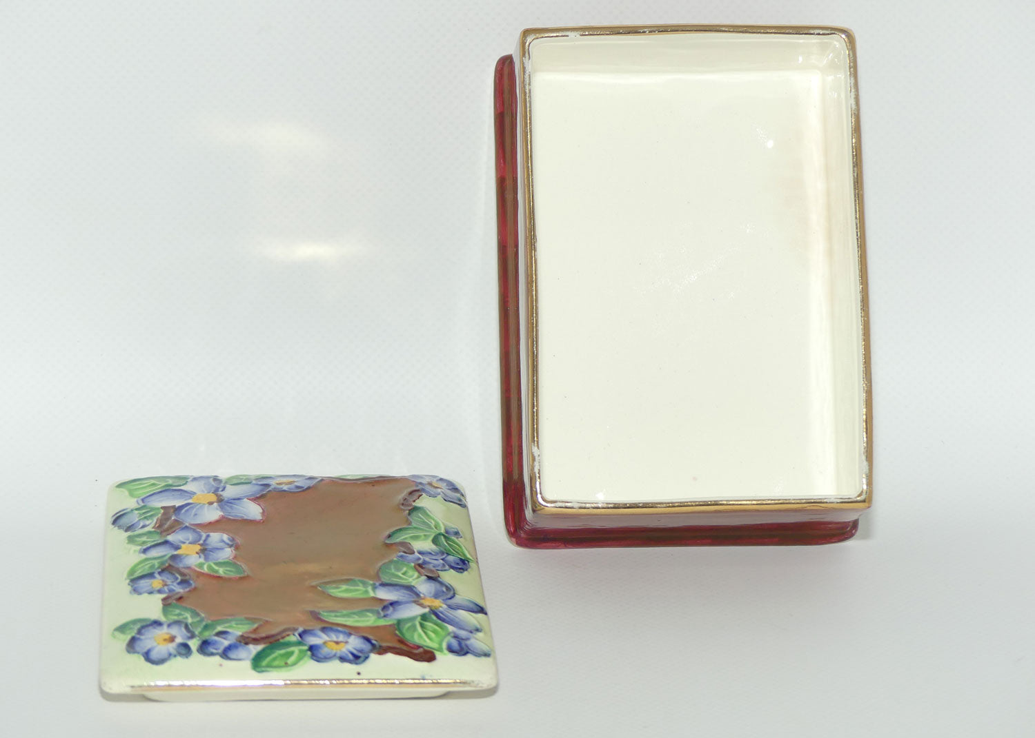 Maling trinket box | Embossed Blossom Bough 6567
