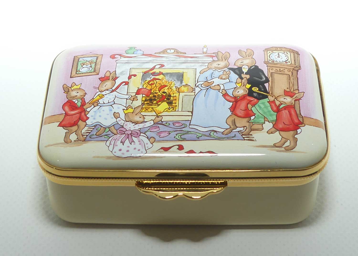Royal Doulton Millenium hand painted fine enamel trinket box | by Crummles for Royal Doulton