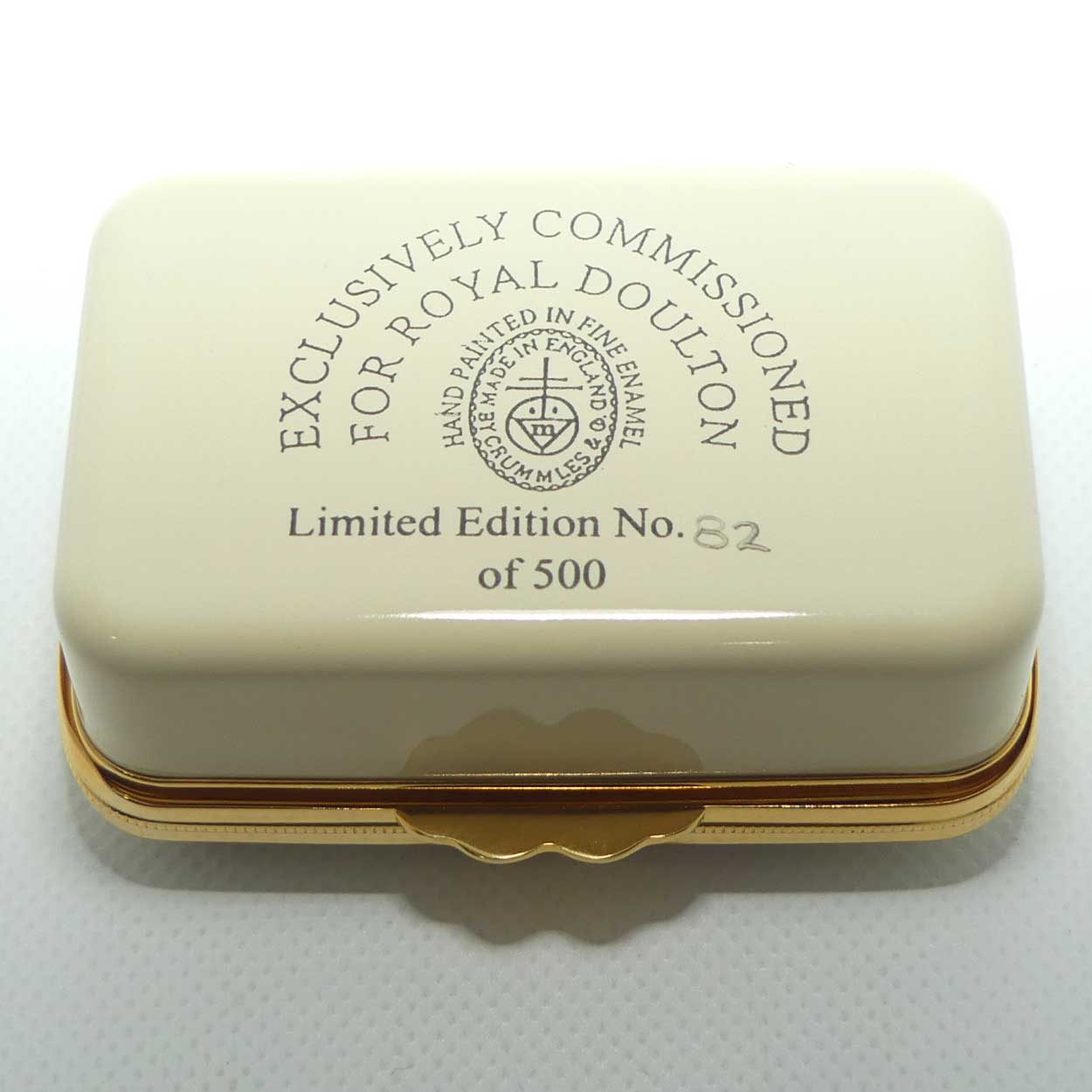 Royal Doulton Millenium hand painted fine enamel trinket box | by Crummles for Royal Doulton