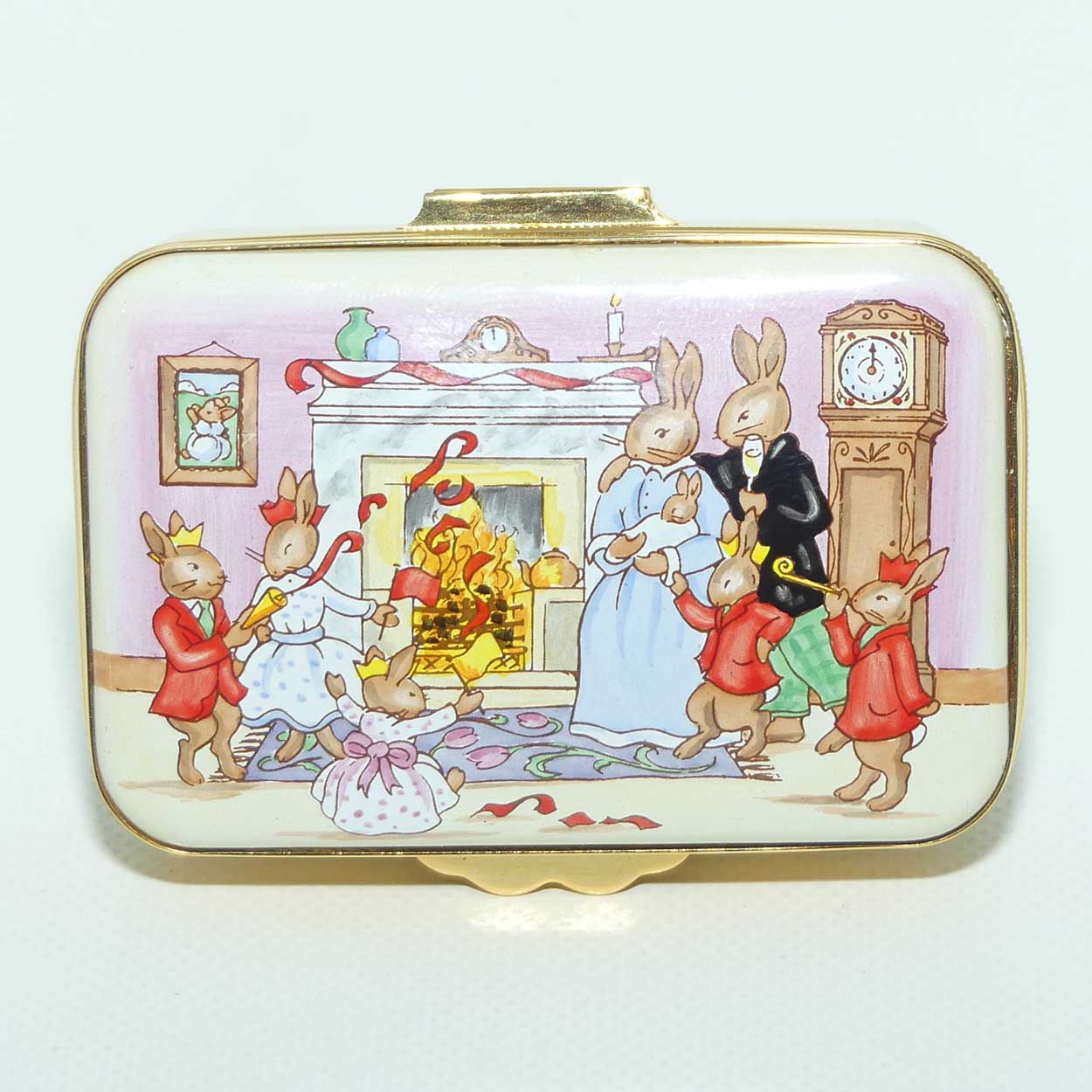 Royal Doulton Millenium hand painted fine enamel trinket box | by Crummles for Royal Doulton