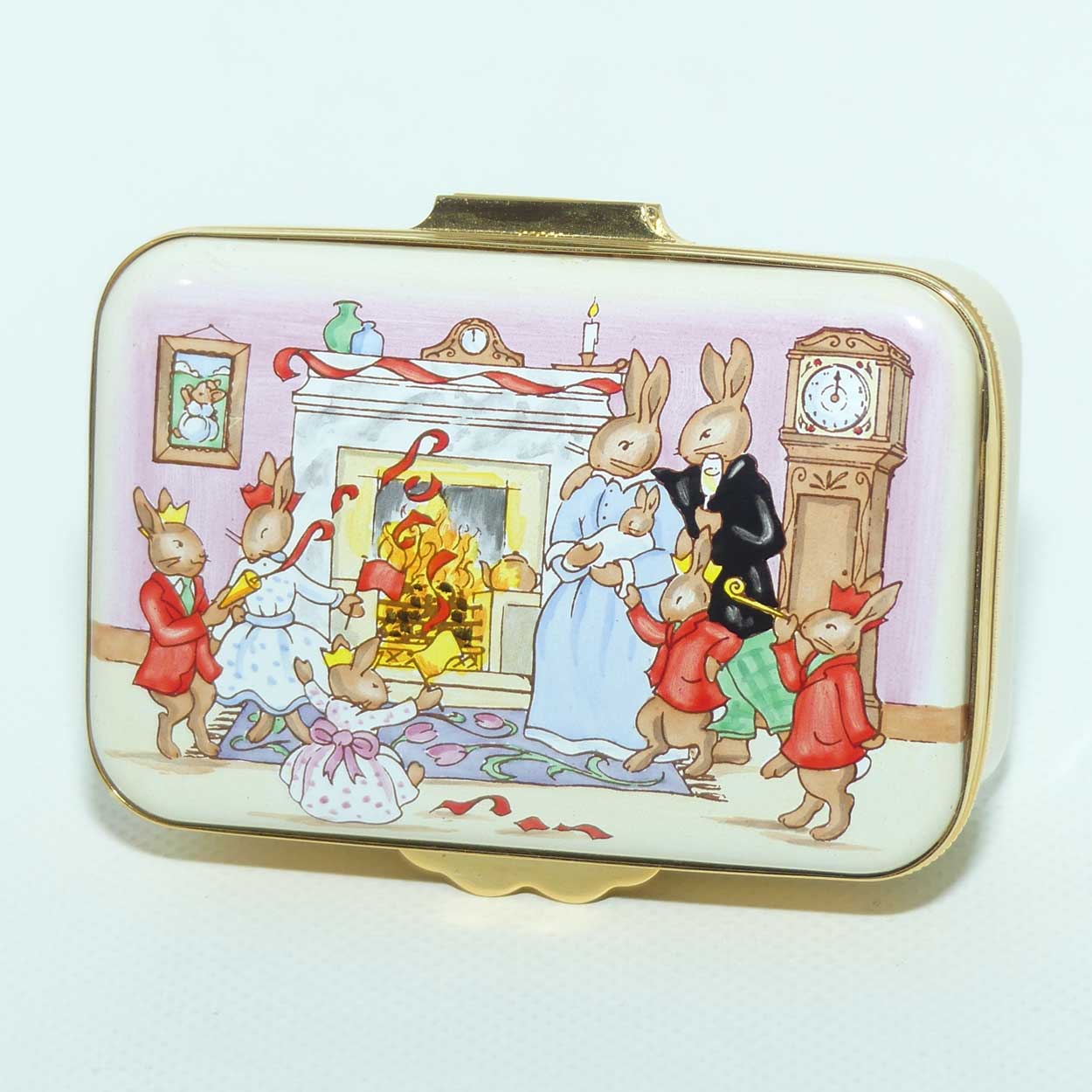 Royal Doulton Millenium hand painted fine enamel trinket box | by Crummles for Royal Doulton