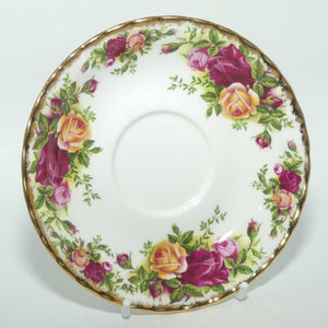 Royal Albert Bone China England Old Country Roses trio | © 1962 Royal Albert Ltd backstamp