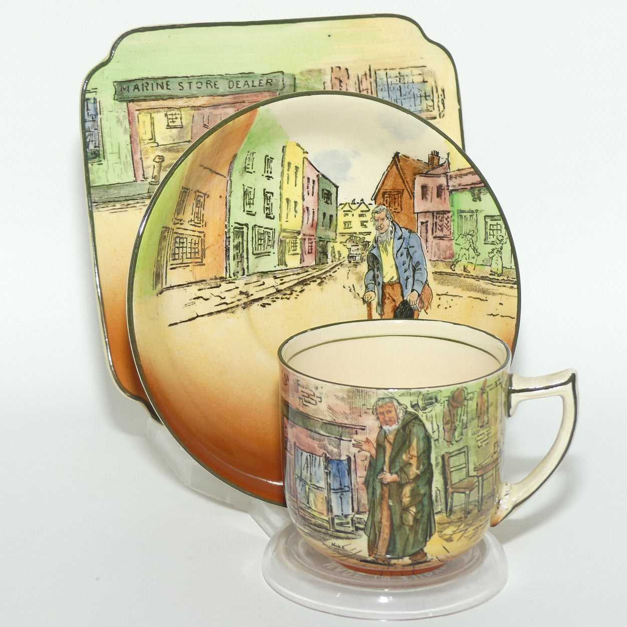 Royal Doulton Dickens trio #1 Fagin | Pegotty | Sykes D5175