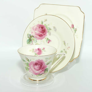 Royal Doulton June Roses tea trio V2192