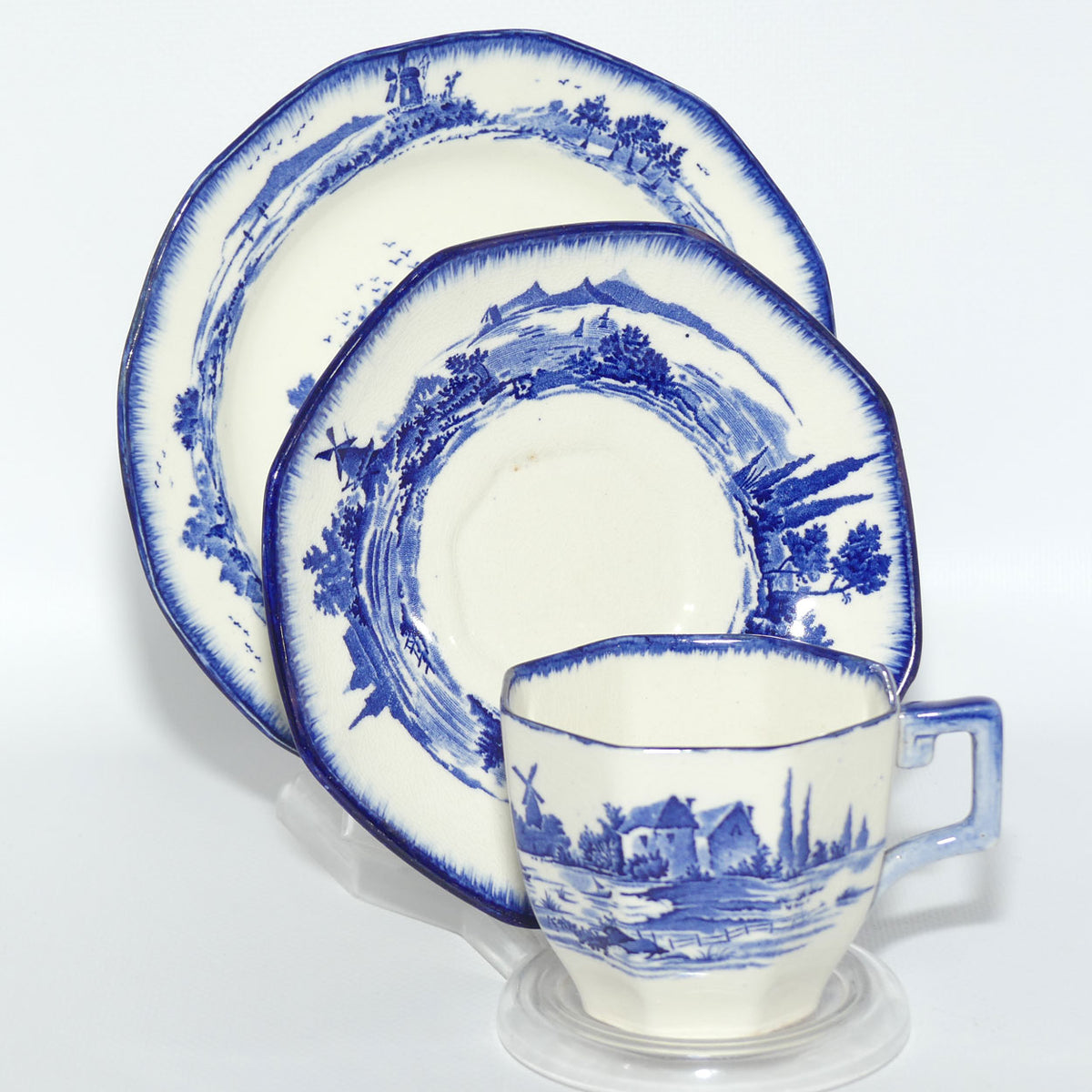 Royal Doulton Norfolk tea trio
